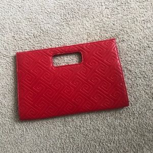 Red Clutch Handbag